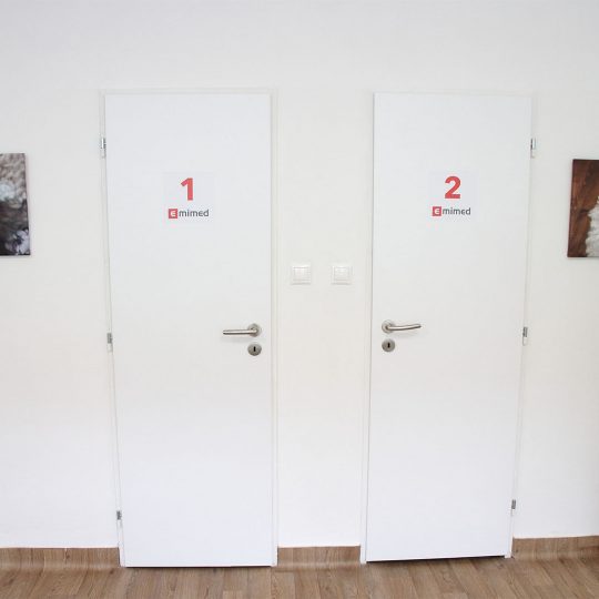 Gynekologická ambulancia EMIMED kabínky